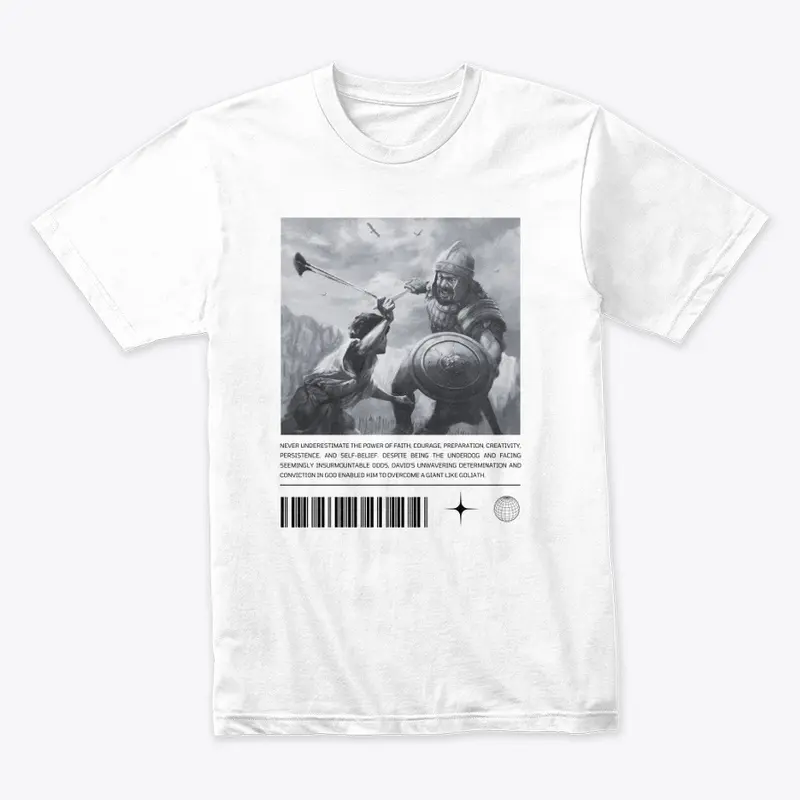 DAVID VS GOLIATH TEE (WHITE)